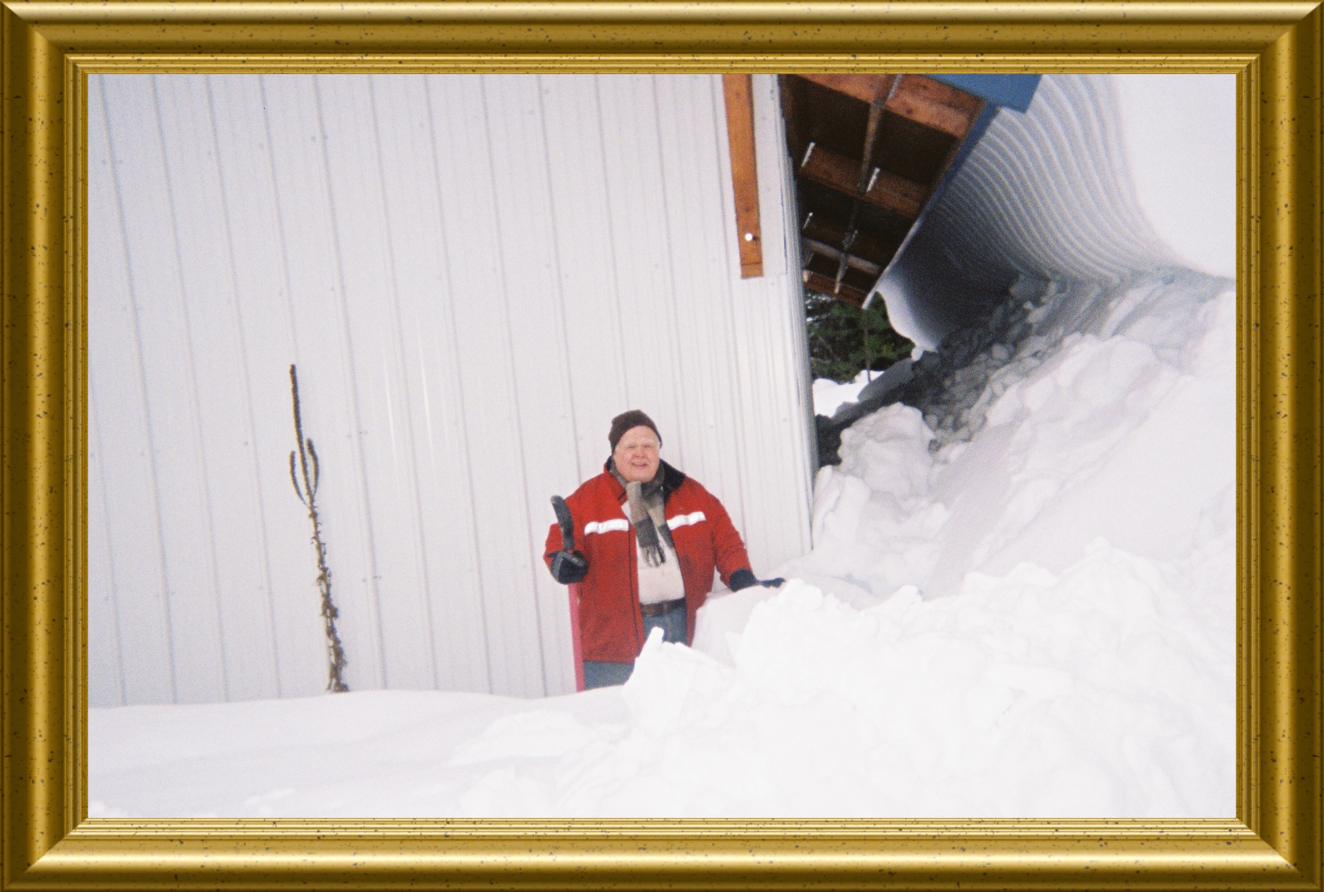 Fellowship Hall with Much Snow